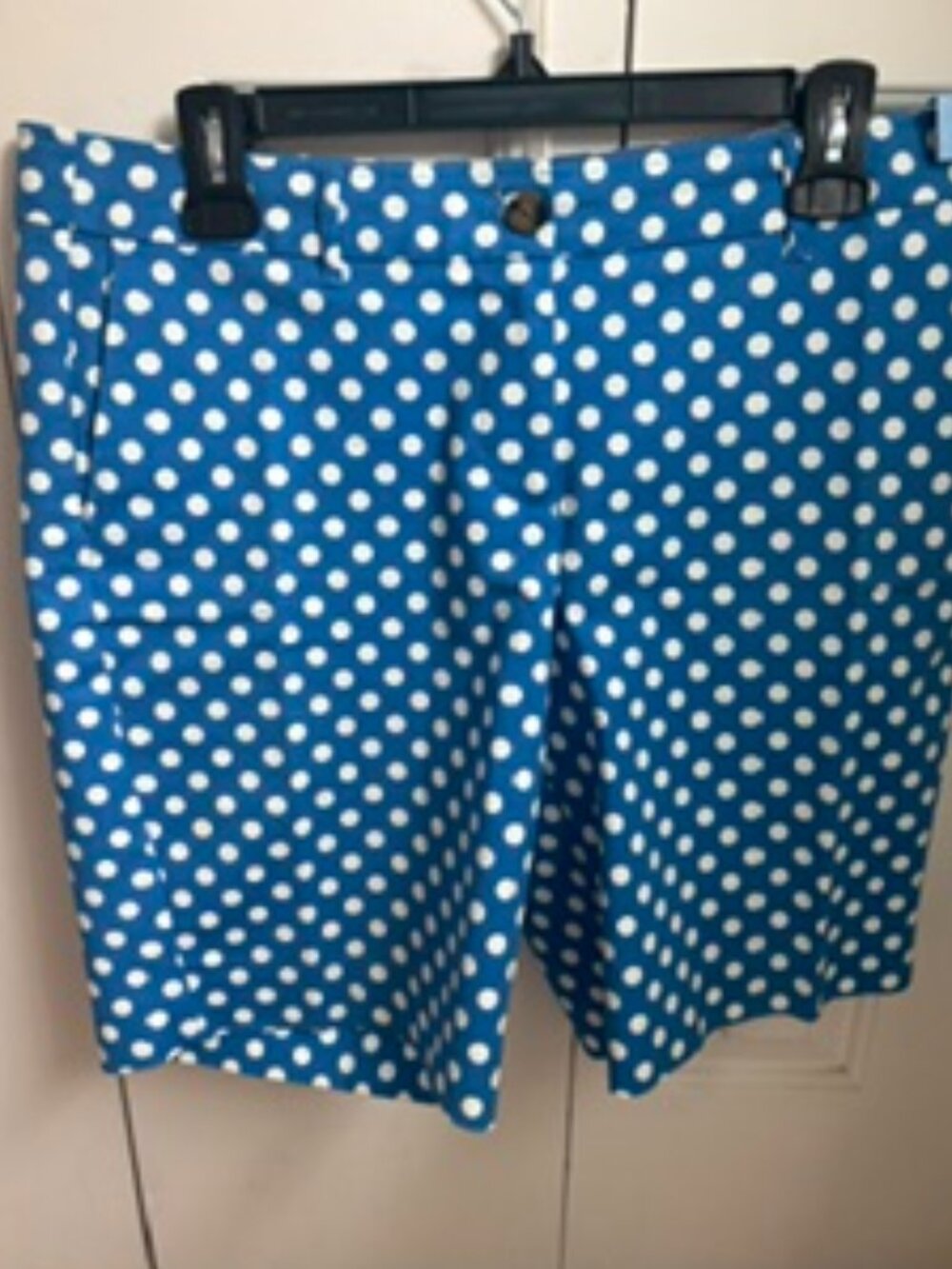 Ladies Boden Richmond Blue Polka Dots shorts